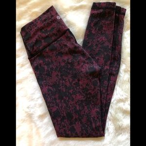 Lululemon 4 wonder under tights